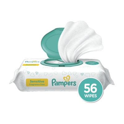 Toallitas Húmedas Para Bebe Sensitive Travel Pampers 56 Und/Paq
