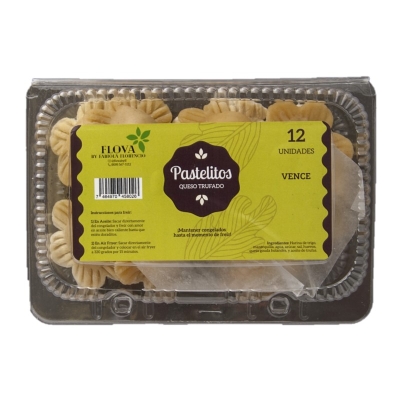 Pastelitos De Queso Gouda Trufa Flova 12 Und/Paq