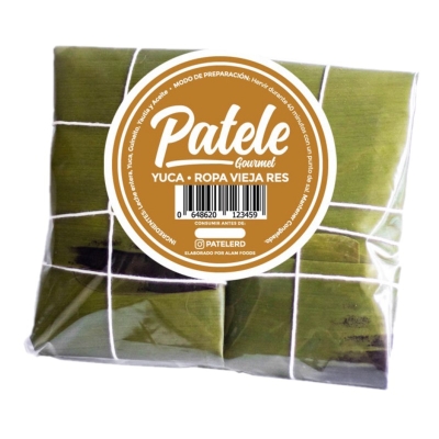 Pastel En Hoja De Yuca Con Res Mechada Patele 2 Und/ Paq
