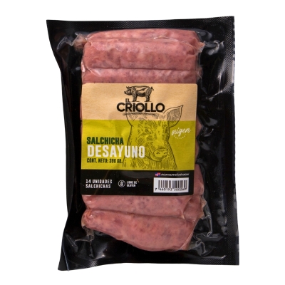 Salchicha Desayuno El Criollo 396 Gr